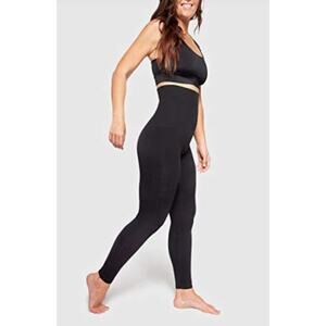 Belly Bandit Maternity‎ Compression Leggings Charcoal Size L Over Belly Support